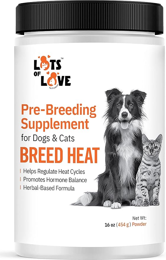 Breed Heat - Breeding & Reproductive Supplement for Dogs & Cats (Formerly Thomas Labs, Same Product) - 16 oz Powder