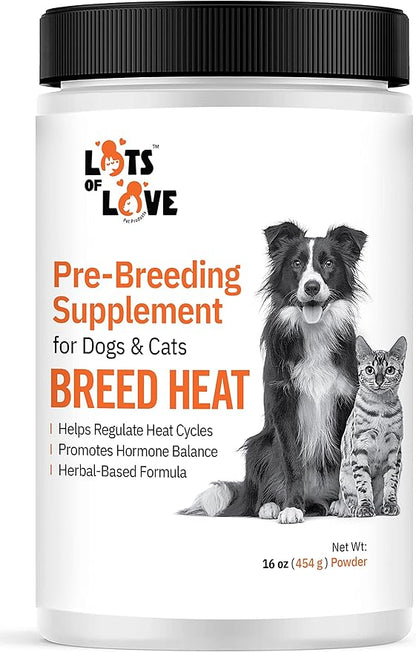 Breed Heat - Breeding & Reproductive Supplement for Dogs & Cats (Formerly Thomas Labs, Same Product) - 16 oz Powder