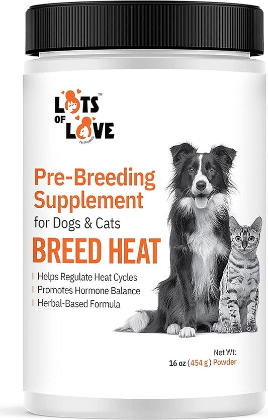 Breed Heat - Breeding & Reproductive Supplement for Dogs & Cats (Formerly Thomas Labs, Same Product) - 16 oz Powder