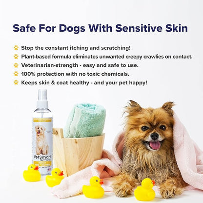 Protect Home + Dog Spray; Eliminate Scratching, Itching, and Hot Spots and Keep Your Home Safe and Smelling Great; Plant-Based All-Natural Formula - Made in USA