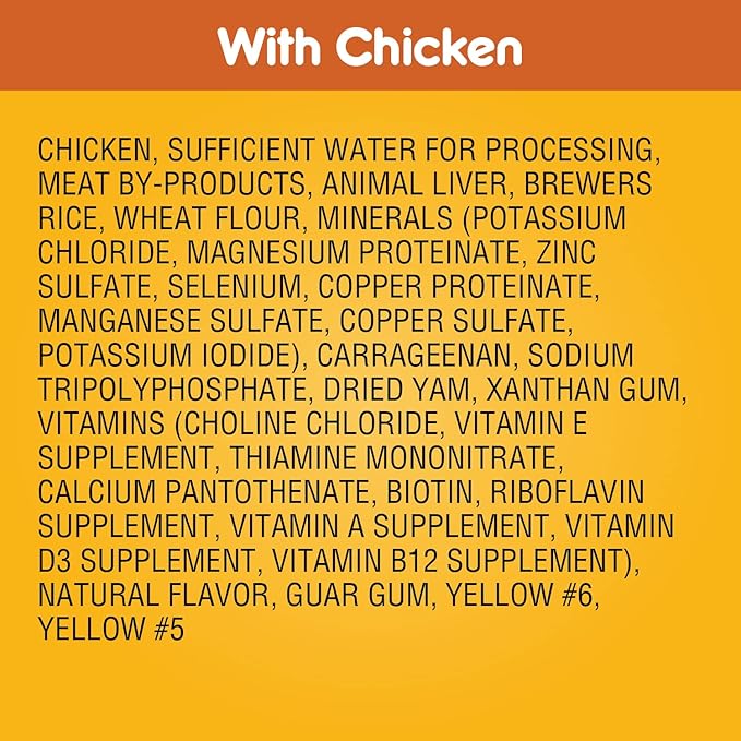 PEDIGREE CHOPPED GROUND DINNER Adult Canned Soft Wet Dog Food with Chicken, 13.2 oz. Cans (Pack of 12)