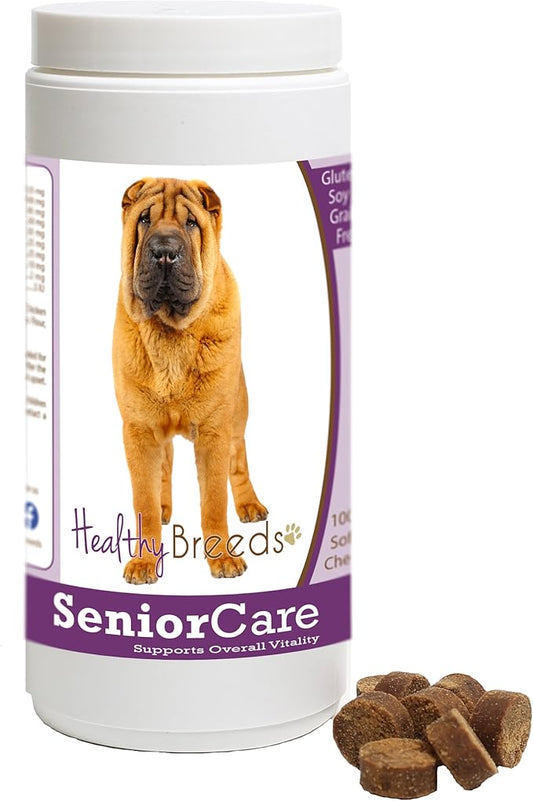 Healthy Breeds Chinese Shar Pei Senior Dog Care Soft Chews 100 Count