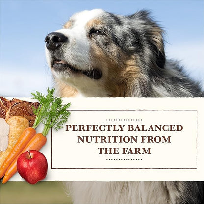 Whole Earth Farms Grain Free Soft Canned Wet Dog Food Pate Variety Pack, Chicken and Turkey, Red Meat Recipes - (12) 9.5 LB Cans
