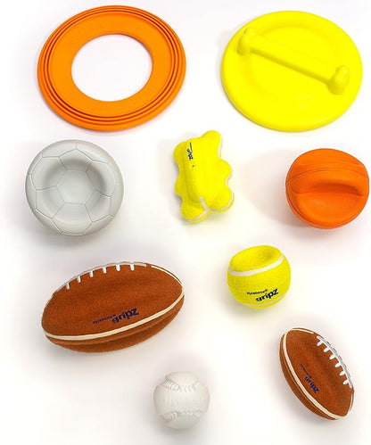 Nylabone Power Play Tennis Teddy Gripz Bear Dog Toy Teddy Medium (1 Count)