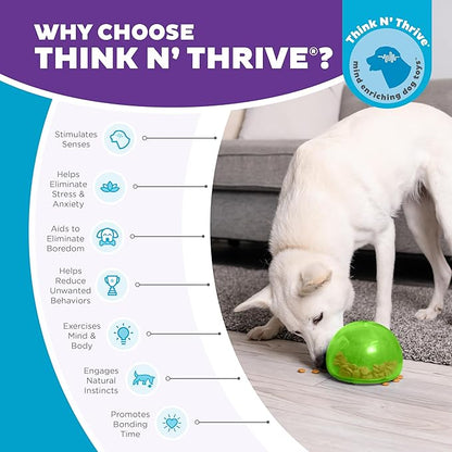 Outward Hound Snoop Interactive Treat Dispensing Dog Toy, Large, Green