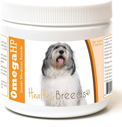 Healthy Breeds Polish Lowland Sheepdog Omega HP Fatty Acid Skin and Coat Support Soft Chews 60 Count