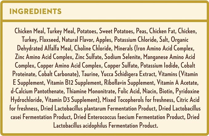 Whole Earth Farms Natural Grain Free Dry Kibble, Wholesome and Healthy Dog Food, Chicken and Turkey Recipe - 4 LB Bag