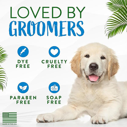 TropiClean Lime & Coconut Deshedding Dog Shampoo for Shedding Control | Natural Pet Shampoo Derived from Natural Ingredients | Cat Friendly | Made in the USA | 2.5 gal.