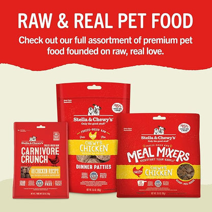 Stella & Chewy's Dental Delights with Freeze-Dried Chicken - Medium Dental Treats for Dogs, Single Serve
