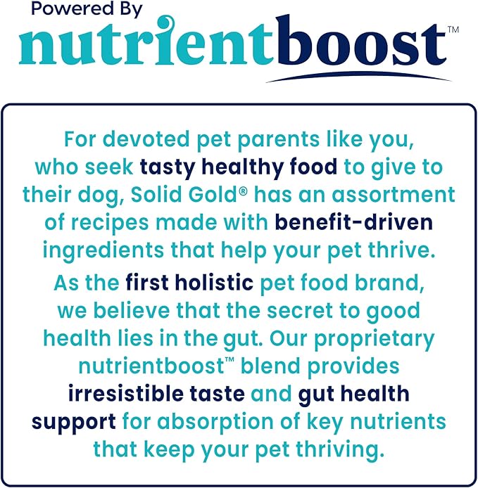 Solid Gold Dog Food Seasoning for Picky Eaters - Nutrientboost Dog Food Topper Shaker Appetite Enhancer for Dogs Pumpkin Flavor - Contains Proteins & Amino Acids to Promote Digestion & Immunity - 2 Ct