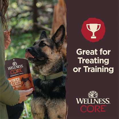Wellness CORE Power Packed Dog Treats (Previously Pure Rewards), Grain-Free Tender Jerky Treats, Made in USA (Beef Recipe, 4-Ounce Bag)
