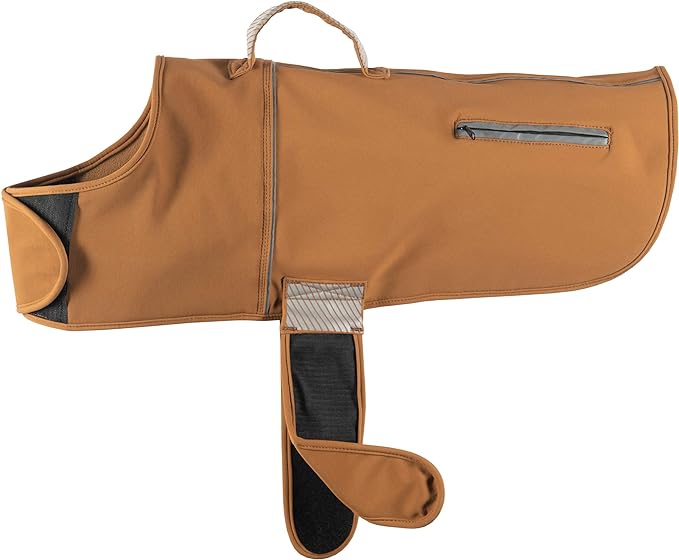 Carhartt Quick Duck Jac, Pet Dog Vest, Water Repellent Canvas, Brown, Small