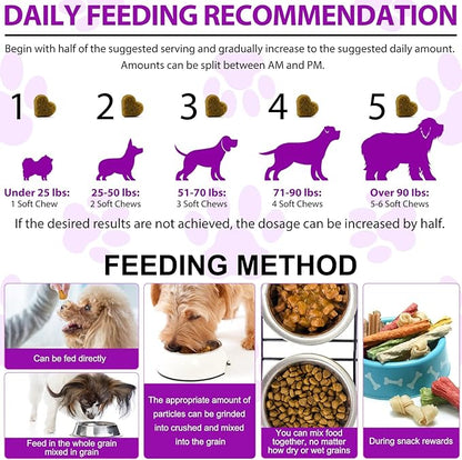 Dog 15-in-1 Multivitamin Chewable, Dog Vitamins & Supplements, Pet Joint Support Health - Immunity - Mobility - Gut - Skin, Dog Vitamins with Biotin, Cranberry, Glucosamine for Dogs (150 Chews)