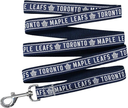 Pets First NHL Toronto Maple Leafs Leash for Dogs & Cats, Medium. - Walk Cute & Stylish! The Ultimate Hockey Fan Leash!, Medium (4 ft Long x 0.62 in Width) (TOR-3031-MD)
