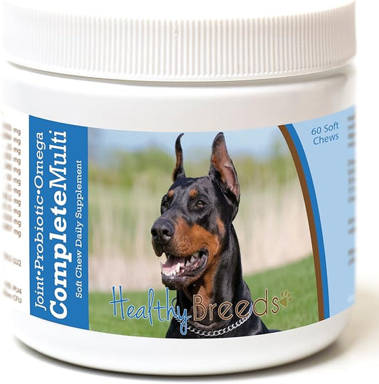 Healthy Breeds Doberman Pinscher All in One Multivitamin Soft Chew 60 Count