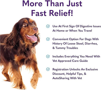 MySimplePetLab Diarrhea Care Dog Kit | Diarrhea Medicine for Dogs to Relieve Loose Stool, Diarrhea, Tummy Troubles, and Stool Accidents | Dog Diarrhea Medication Kit