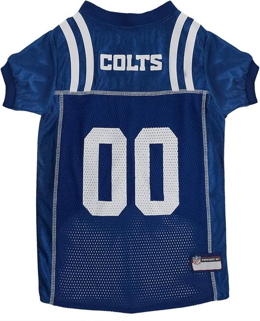 NFL Indianapolis Colts Dog Jersey, Size: Medium. Best Football Jersey Costume for Dogs & Cats. Licensed Jersey Shirt