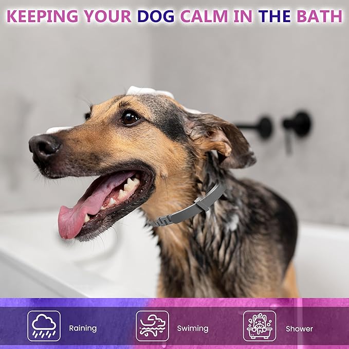 Calming Collar for Dogs Relief Anxiety Stress Separation Anxiety Relief for Dogs Adaptil Bad Behavior 25 Inches Size Dog Flea Collar Flexible Adjustable Pheromones Calm, 1 Pack