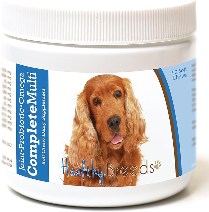 Healthy Breeds Cocker Spaniel All in One Multivitamin Soft Chew 60 Count
