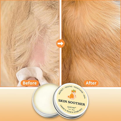 Rapid Healing & Hair Regrowth Dog Skin Soother - 1 oz. Tin - Quick Skin Repair and Hair Recovery