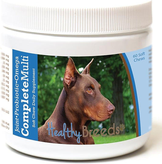 Healthy Breeds Doberman Pinscher All in One Multivitamin Soft Chew 60 Count