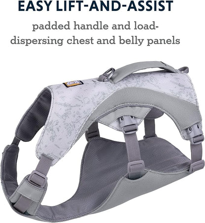 Ruffwear, Swamp Cooler Dog Harness, Lightweight with Evaporative Cooling for Hot Weather, Graphite Gray, XX-Small