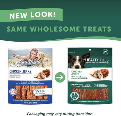 WESTMINSTER PET PRODUCTS Healthfuls Chicken Jerky Dog Treats, 20oz
