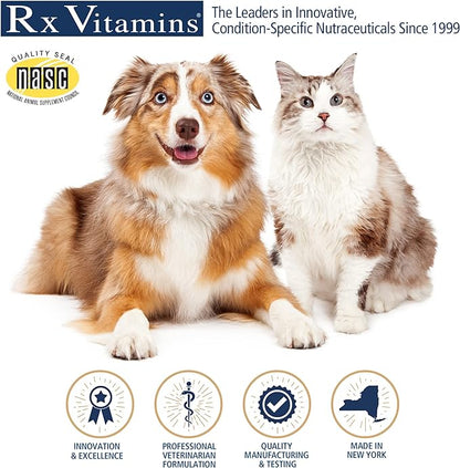 Rx Vitamins Hepato Support for Dogs & Cats - Milk Thistle Supplement for Pets - 100mg Milk Thistle for Healthy Liver Function - Silymarin Capsules for Pets - 180 ct.
