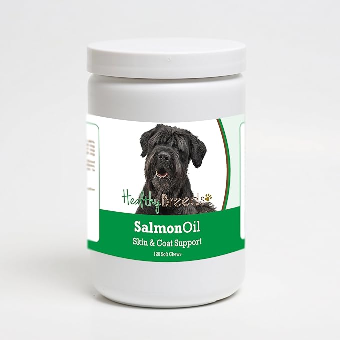 Healthy Breeds Black Russian Terrier Salmon Oil Soft Chews 120 Count