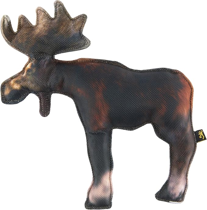 Browning Pet Toys, Durable Dog Toys for Tug and Fetch, Moose Fabric Squeaker Toy
