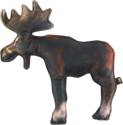 Browning Pet Toys, Durable Dog Toys for Tug and Fetch, Moose Fabric Squeaker Toy