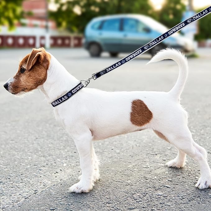 NFL PET Leash Dallas Cowboys Dog Leash, Large Football Team Leash for Dogs & Cats. A Shiny & Colorful Cat Leash & Dog Leash Licensed by The NFL