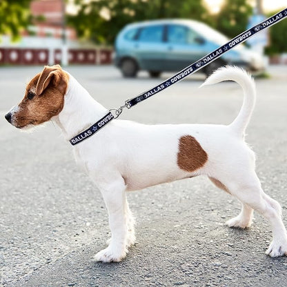 NFL PET Leash Dallas Cowboys Dog Leash, Large Football Team Leash for Dogs & Cats. A Shiny & Colorful Cat Leash & Dog Leash Licensed by The NFL