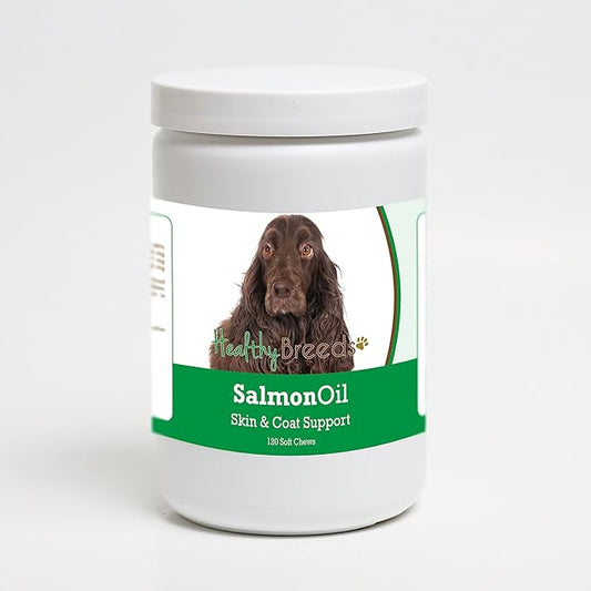 Healthy Breeds Field Spaniel Salmon Oil Soft Chews 120 Count