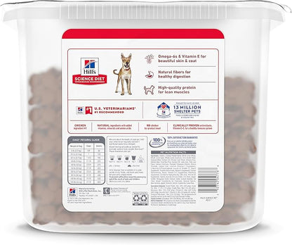 Hill's Science Diet Adult 1-6, Adult 1-6 Premium Nutrition, Dry Dog Food, Chicken & Barley, 17 lb Tub
