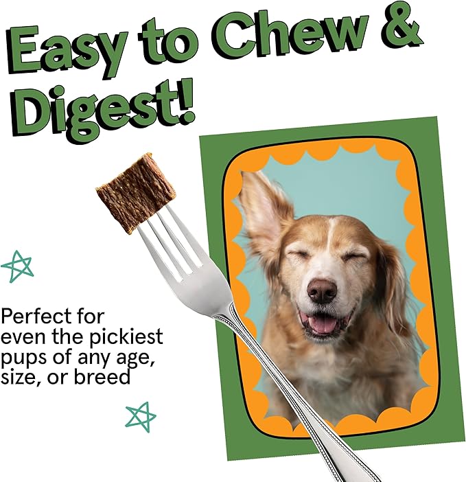 Real Meat Air Dried Dog Food w/Real Beef - 5lb Bag of USA-Crafted Grain-Free Real Meat Dog Food Sourced from Hormone-Free, Free-Range, Grass-Fed Beef - Digestible, All Natural, High Protein Beef