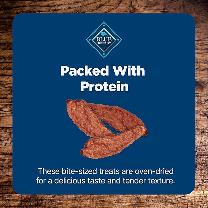 Blue Buffalo Nudges Jerky Bites Dog Treats, Made in the USA with Natural Ingredients, Bite-Sized Pieces, Chicken, 5-oz. Bag