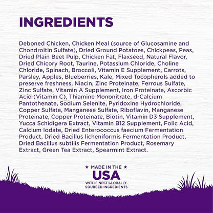 Wellness Complete Health Grain Free Adult Dry Dog Food, Chicken & Chicken Meal Recipe, 22 Pound Bag