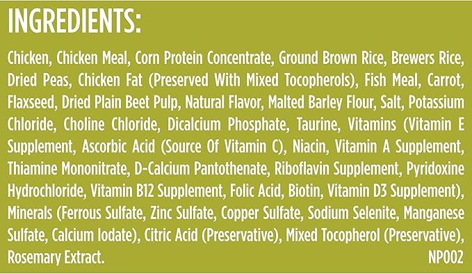 Rachael Ray Nutrish Premium Natural Dry Cat Food with Added Vitamins, Minerals & Other Nutrients, Real Chicken & Brown Rice Recipe, 3 Pound Bag