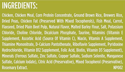 Rachael Ray Nutrish Premium Natural Dry Cat Food with Added Vitamins, Minerals & Other Nutrients, Real Chicken & Brown Rice Recipe, 3 Pound Bag