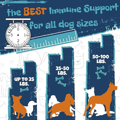 Plates Scratch-Stop Calming Chews for Dogs with Allergies and Itchy Skin, Essential Dog Allergy Relief and Vitamins Supplement for Immune Support, Omega-3, and Gut Health, Seasonal Allergies