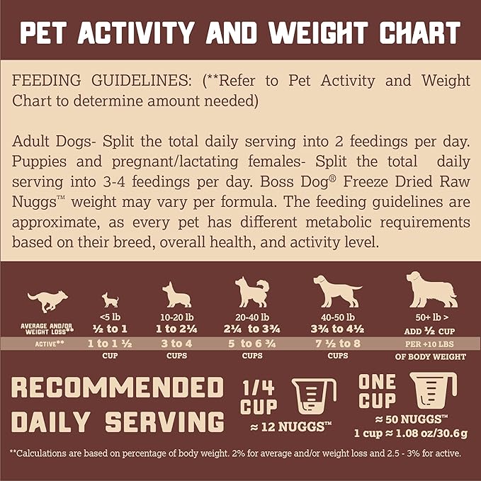Boss Dog Complete & Balanced Freeze Dried Raw Diet for Dogs, Fish Recipe, 12 oz Bag (Bag of 2)