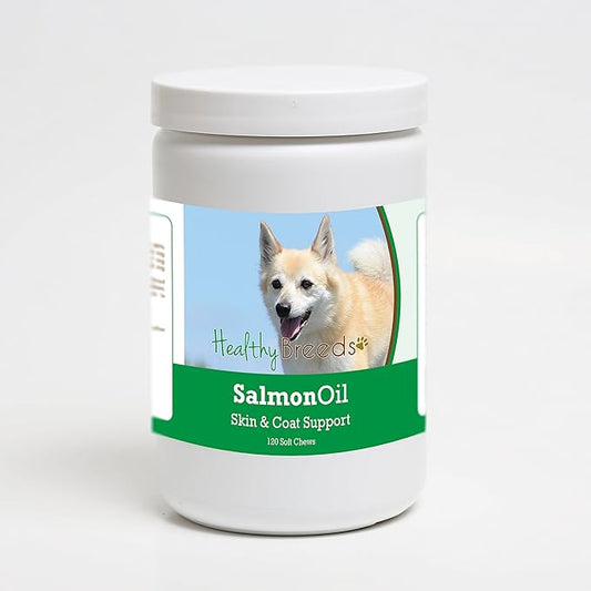 Healthy Breeds Norwegian Buhund Salmon Oil Soft Chews 120 Count