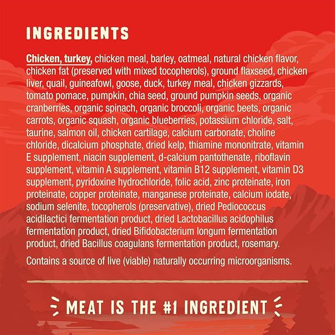 Stella & Chewy's Wild Red Dry Dog Food Raw Blend High Protein Wholesome Grains Prairie Recipe, 21 lb. Bag