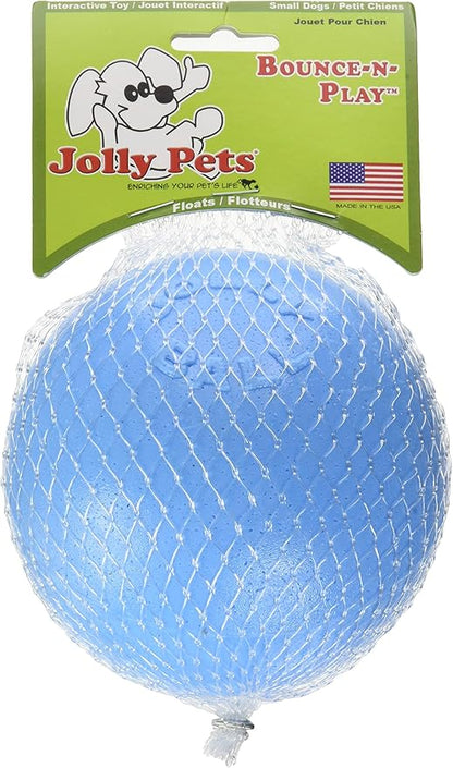Jolly Pets Toys 881157 Jolly Bounce-N-Play Dog Toy, 4.5-Inch, Blueberry