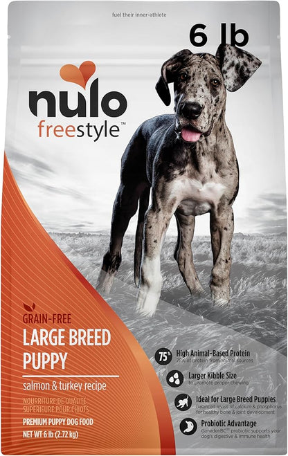 Nulo Freestyle Dry Puppy Food, Premium Grain-Free Larger Kibble to Support Proper Chewing, High Animal-Based Protein and Balanced Levels of Calcium & Phosphorus for Healthy Bone Development