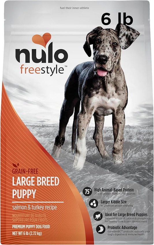 Nulo Freestyle Dry Puppy Food, Premium Grain-Free Larger Kibble to Support Proper Chewing, High Animal-Based Protein and Balanced Levels of Calcium & Phosphorus for Healthy Bone Development