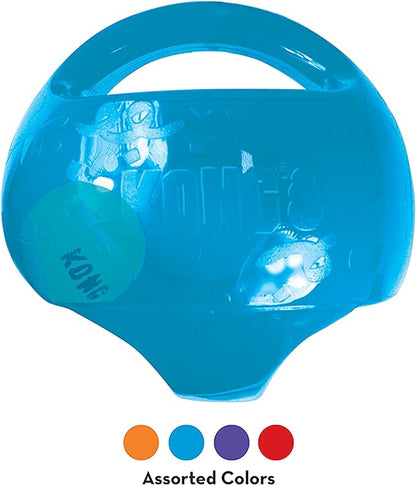 KONG Jumbler Ball - Interactive Dog Toy for Dog & Puppy Playtime - Fetch Toy with Tennis Ball - Dog Supplies for Engaging Play - for Medium/Large Dogs