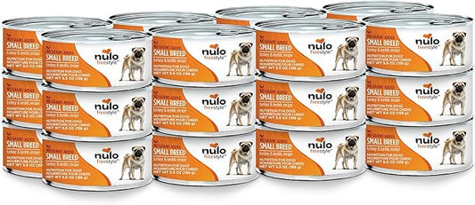 Nulo Freestyle Small Breed Adult Wet Canned Dog Food, Premium All Natural Grain-Free with Omega 3 & 6 for a Healthy Coat and High Animal-Based Protein, 24 Pack
