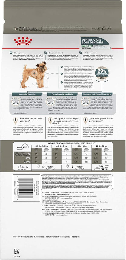 Royal Canin Small Dog Dental Care Dry Dog Food, 17 lb bag